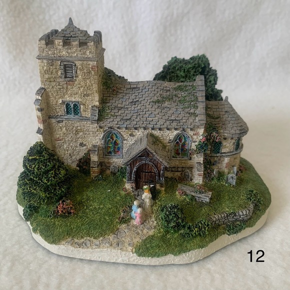 Danbury Mint 1994 The Country Village Collection "The Village Church" Jane Hart - Picture 1 of 9